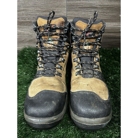 RED WING TRADESMAN 3519 SAFETY TOE LEATHER WORK BOOTS MENS SIZE 11D - Picture 5 of 7